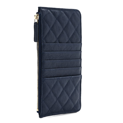 Chanel Caviar Quilted Boy iPhone Pouch Blue 3 of 7