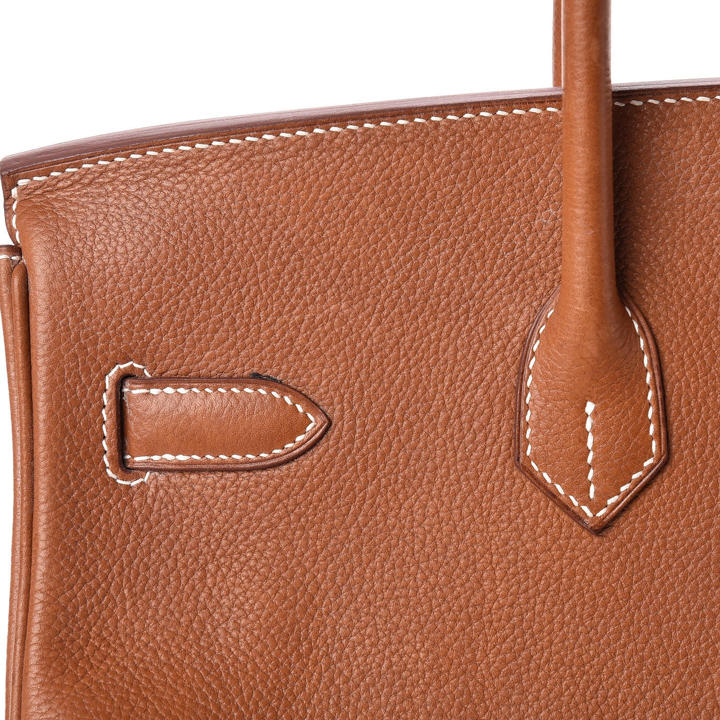 Natural Barenia Faubourg Birkin 35 Fauve