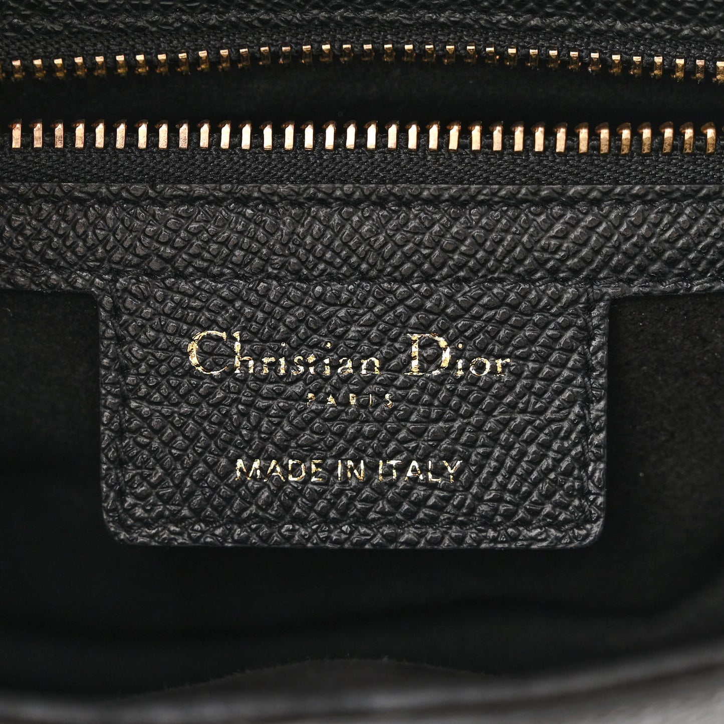 Grained Calfskin Saddle Bag Black