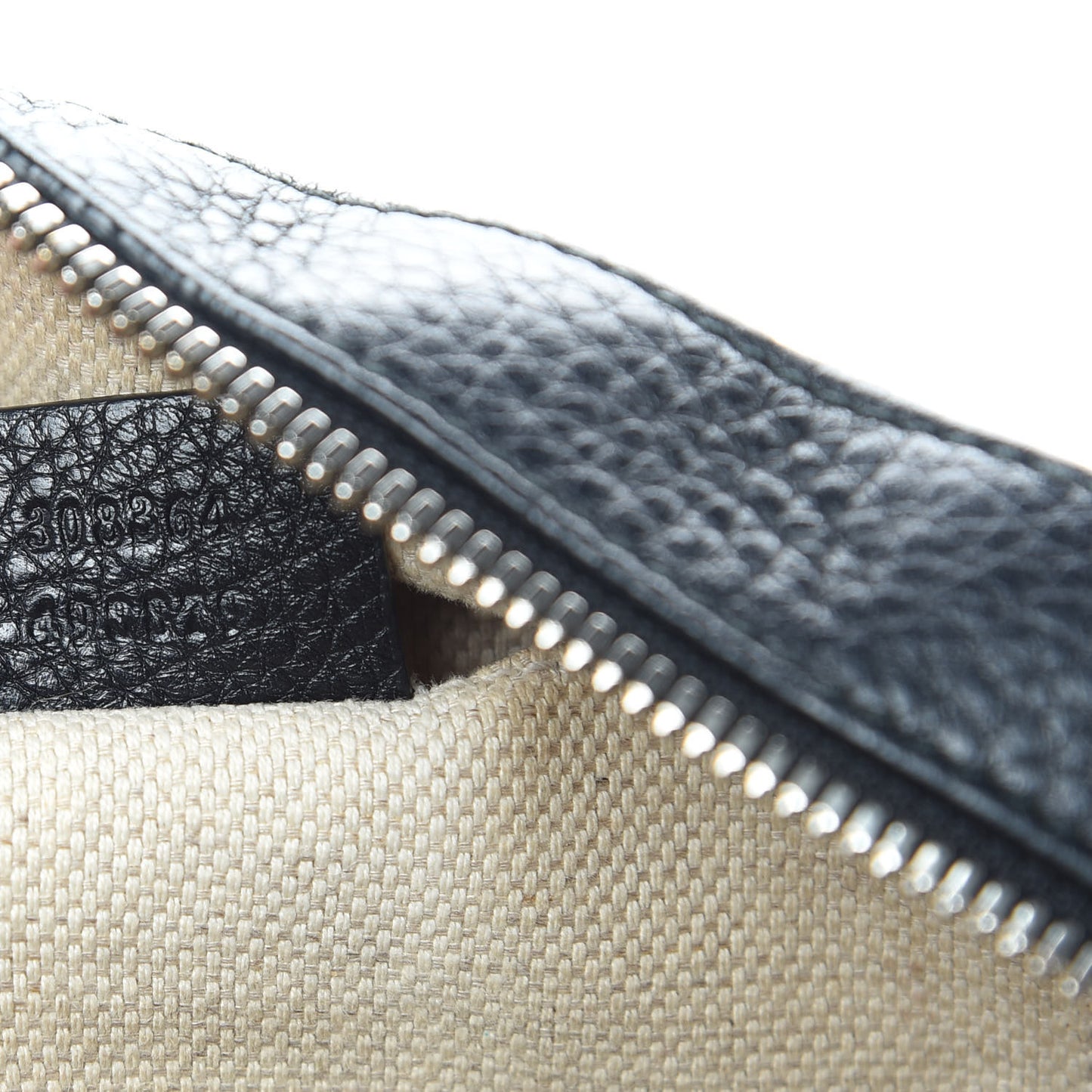 Pebbled Calfskin Studded Small Soho Disco Bag Black