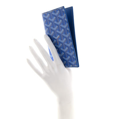 Goyard Goyardine Grenelle Passport Wallet Sky Blue 2 of 7