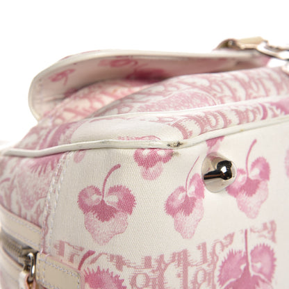 Christian Dior Canvas Monogram Floral Bowler Pink 8 of 20