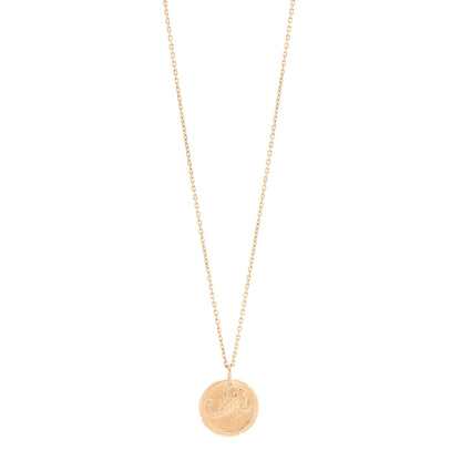 Van Cleef & Arpels 18K Yellow Gold Zodiac Scorpio Pendant Necklace 1 of 7