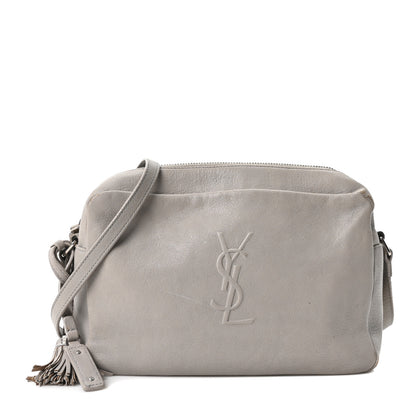 Saint Laurent Lambskin Monogram Small Lou Camera Bag Fog 1 of 10