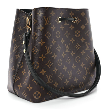 Louis Vuitton Monogram Neonoe MM Black 3 of 11