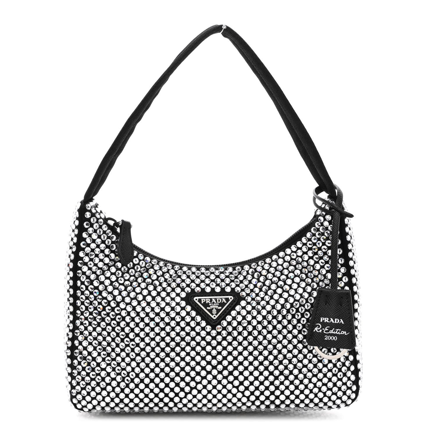 Prada Satin Crystal Mini Re-Edition 2000 Bag Cristal 1 of 10