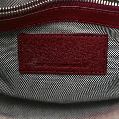 Alexander Wang Calfskin Studded Mini Rockie Matte Beet Rodium Hardware 6 of 12
