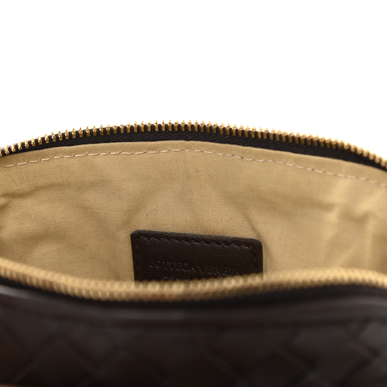 Bottega Veneta Nappa Intrecciato Cosmetic Case Ebano 9 of 11