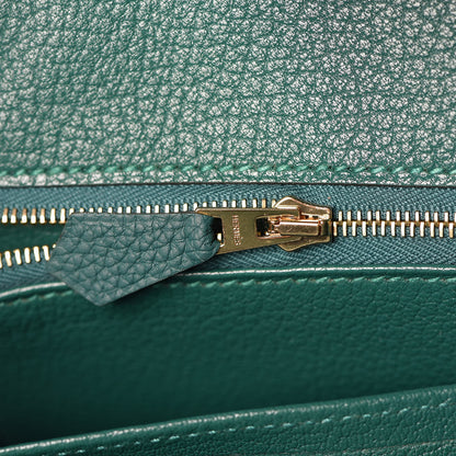 Hermes Togo Birkin 25 Malachite 8 of 38