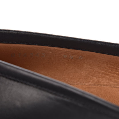 Gucci Laredo Calfskin Mens Horsebit Loafers 9.5 Black 8 of 11
