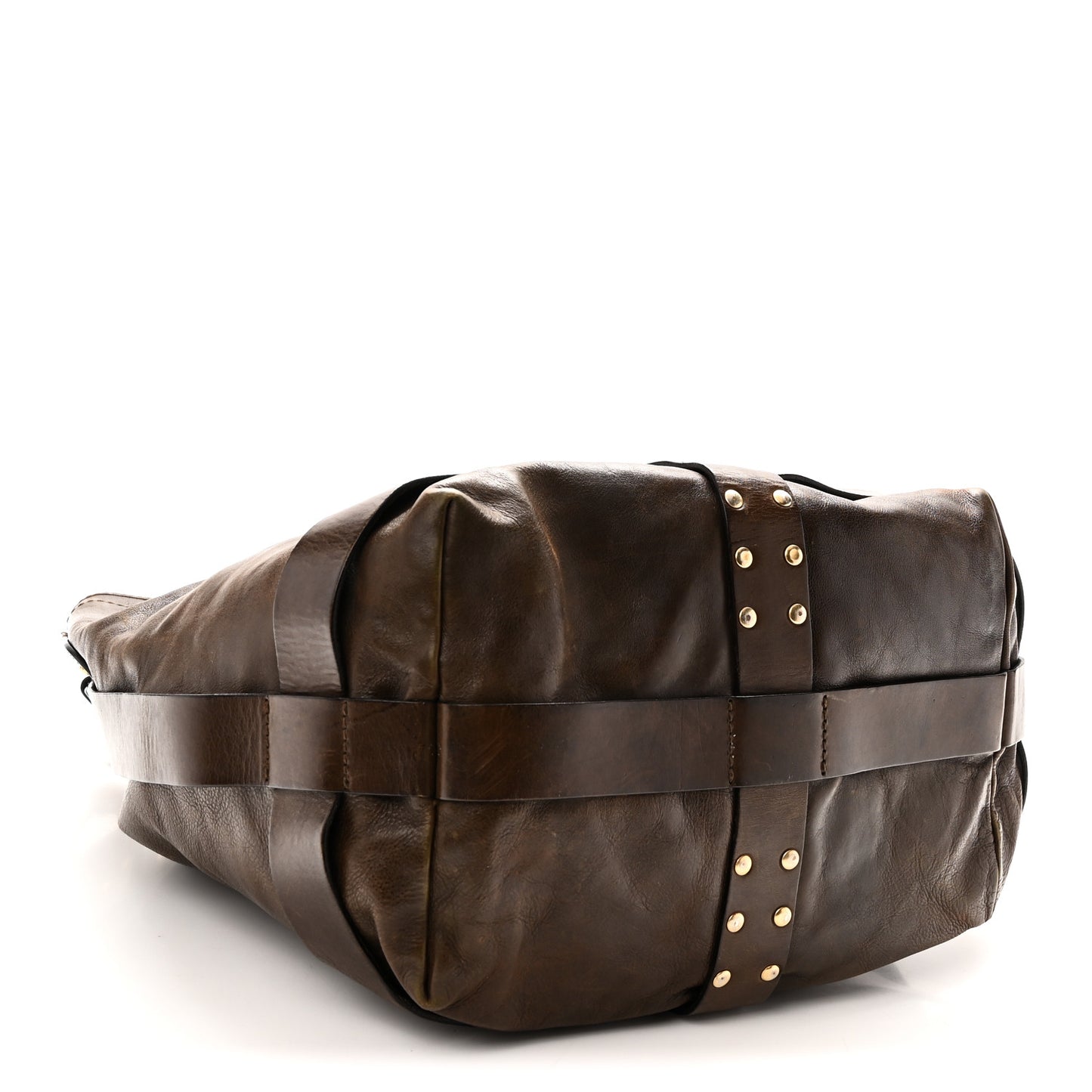 Goatskin Large Kerala Bag Brown