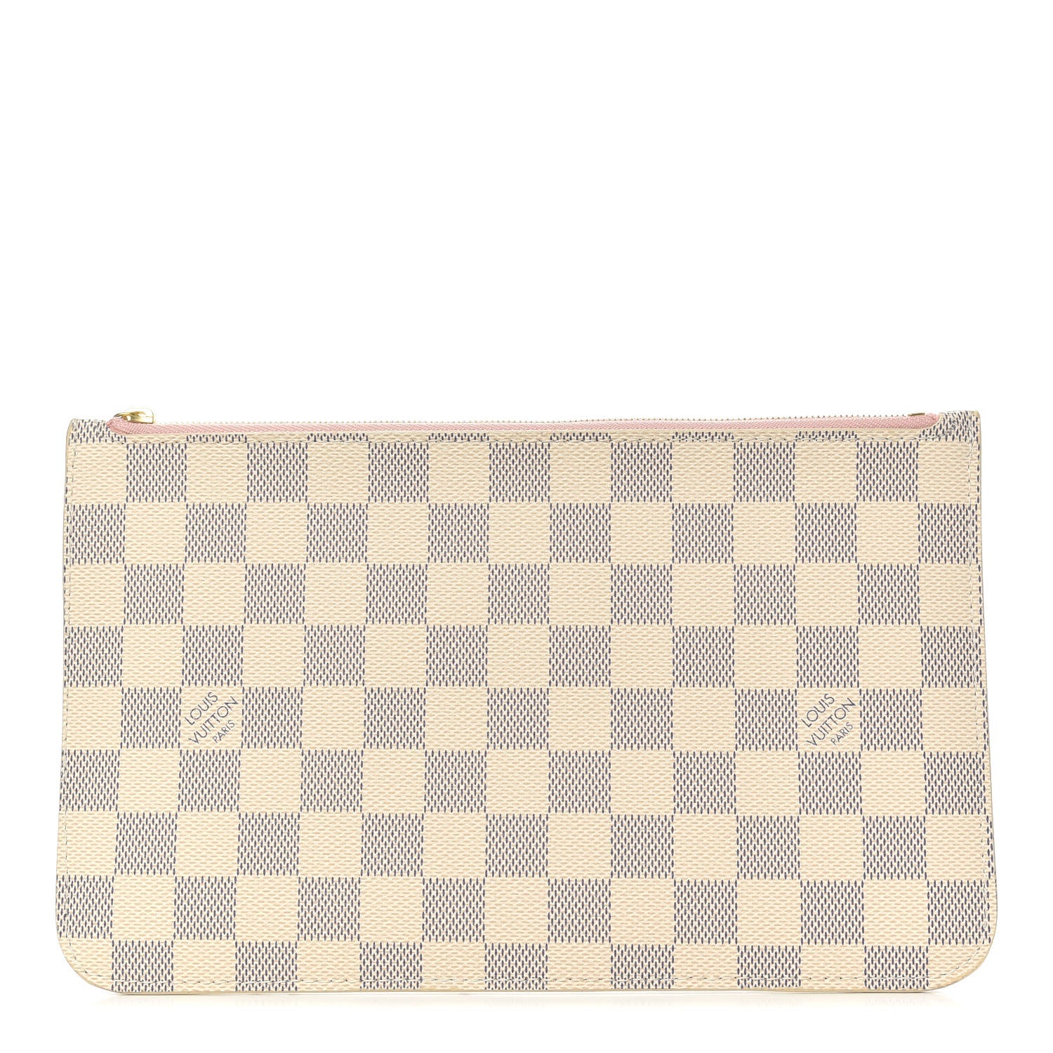 Louis Vuitton Damier Azur Neverfull MM GM Pochette Rose Ballerine 1 of 6