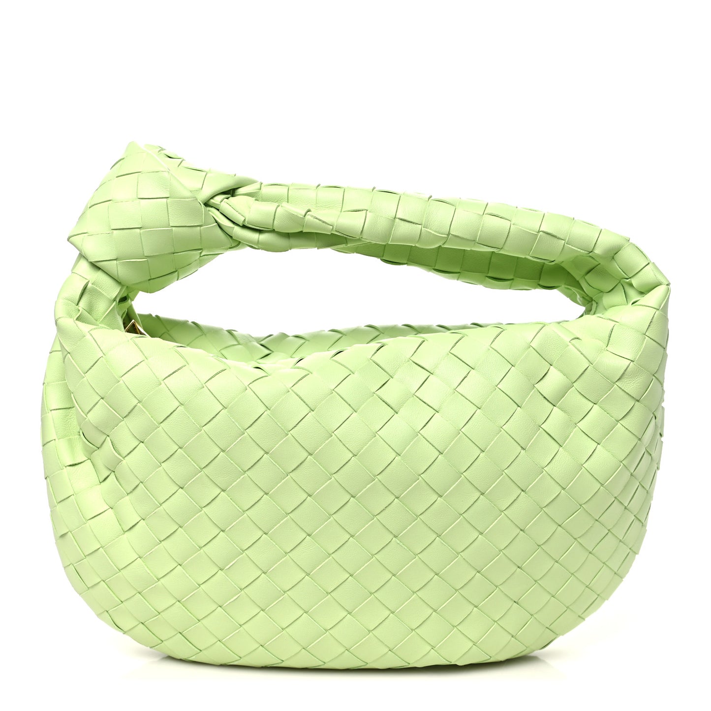 Nappa Intrecciato Teen Jodie Hobo Pistachio Pistachio
