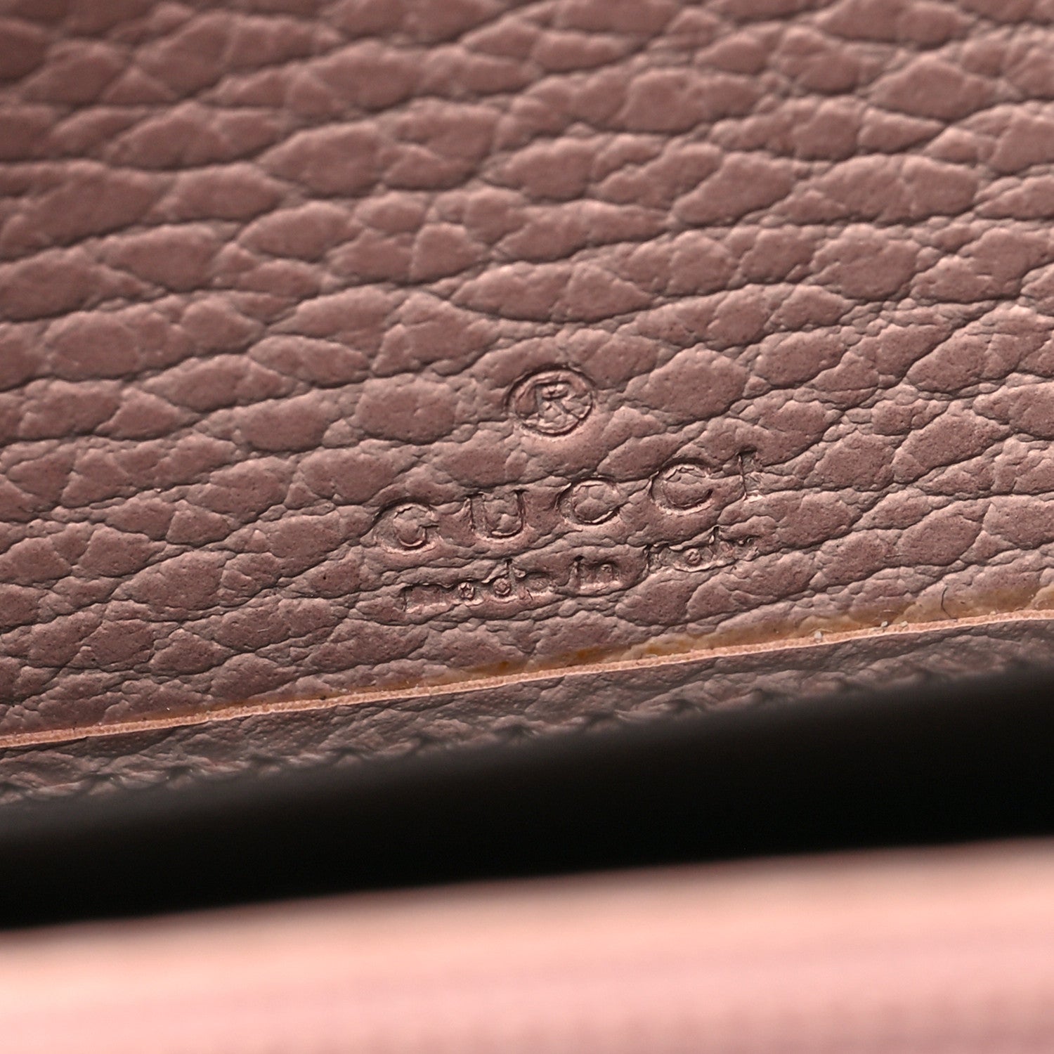 Gucci Calfskin Butterfly Farfalla Zip Around Wallet Perfect Pink 6 of 14