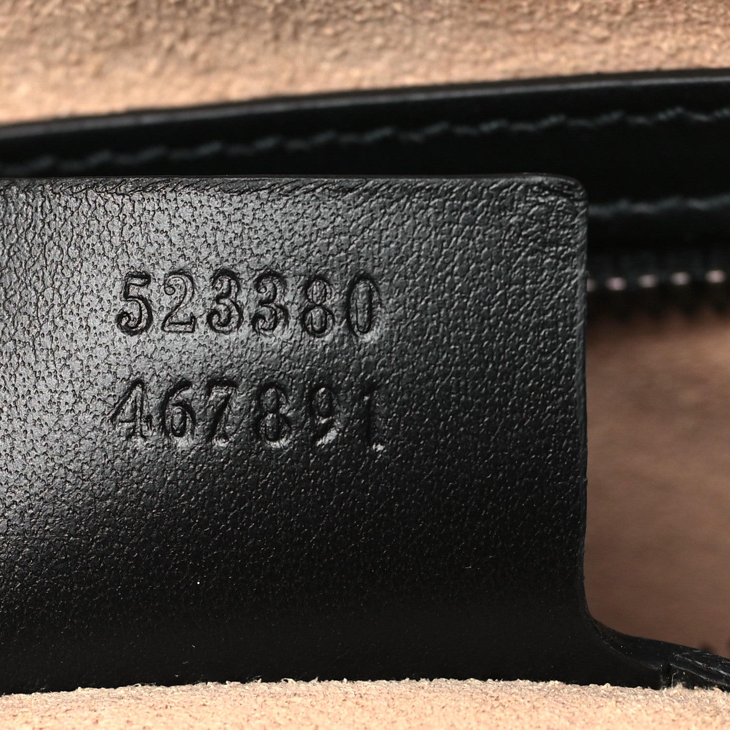 Gucci Calfskin Matelasse Mens GG Marmont Belt Bag 80 32 Black 7 of 10