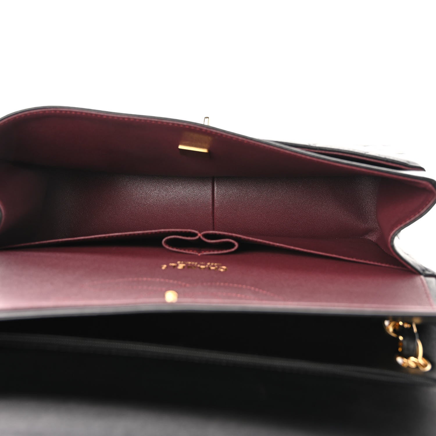 Chanel Lambskin Quilted Jumbo Double Flap Black 5 of 11