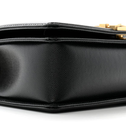Chanel Caviar Quilted Medium Boy Flap Black 9 of 10