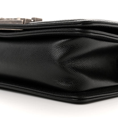 Chanel Caviar Quilted Small Boy Flap Black 10 of 11