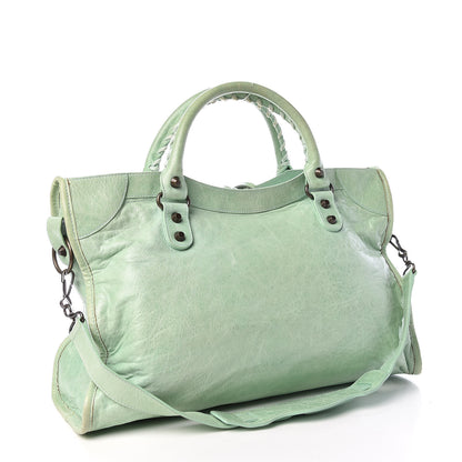 Balenciaga Agneau Classic Hardware City Vert D'Eau 4 of 17