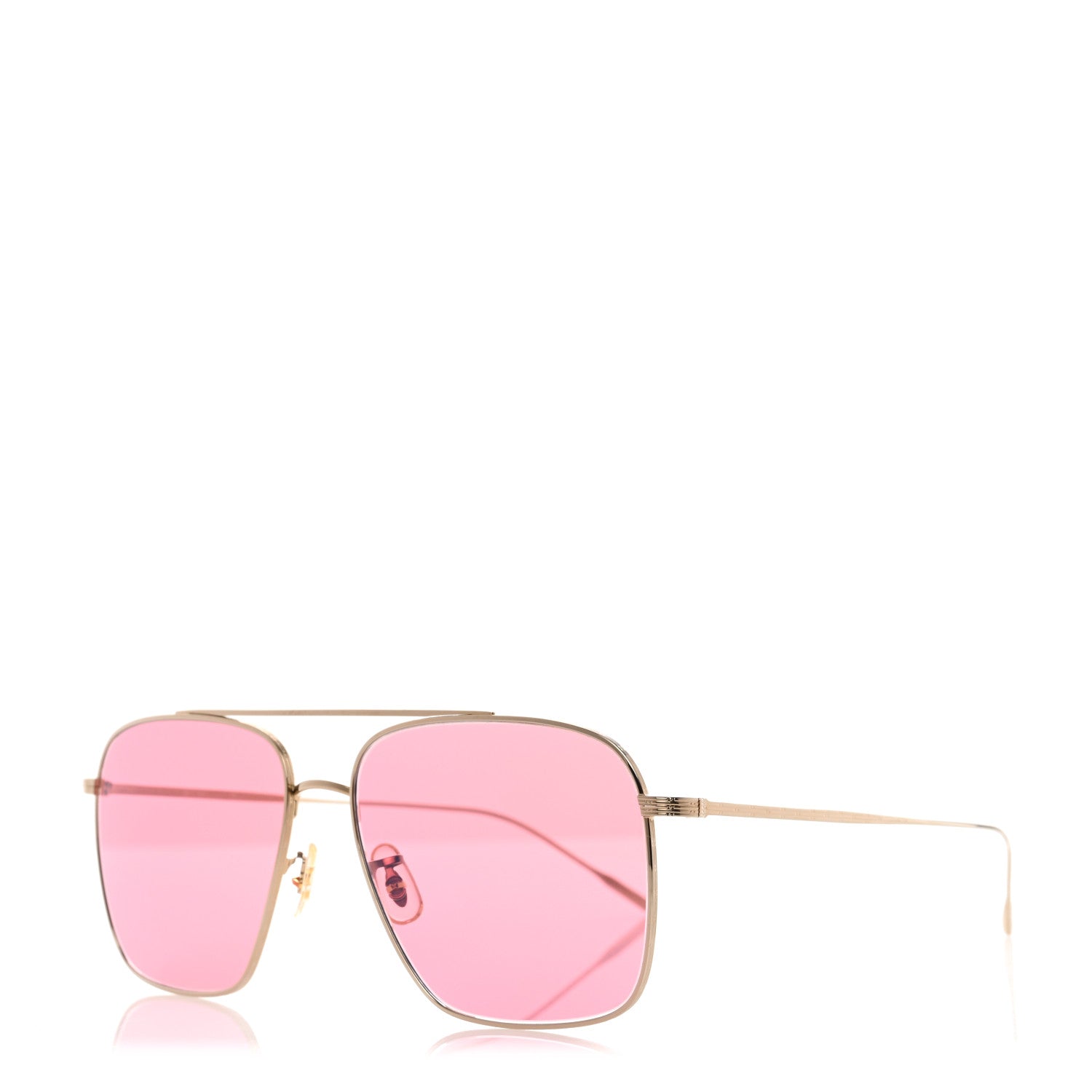 Oliver Peoples Titanium Dresner Sunglasses Gold 1 of 7