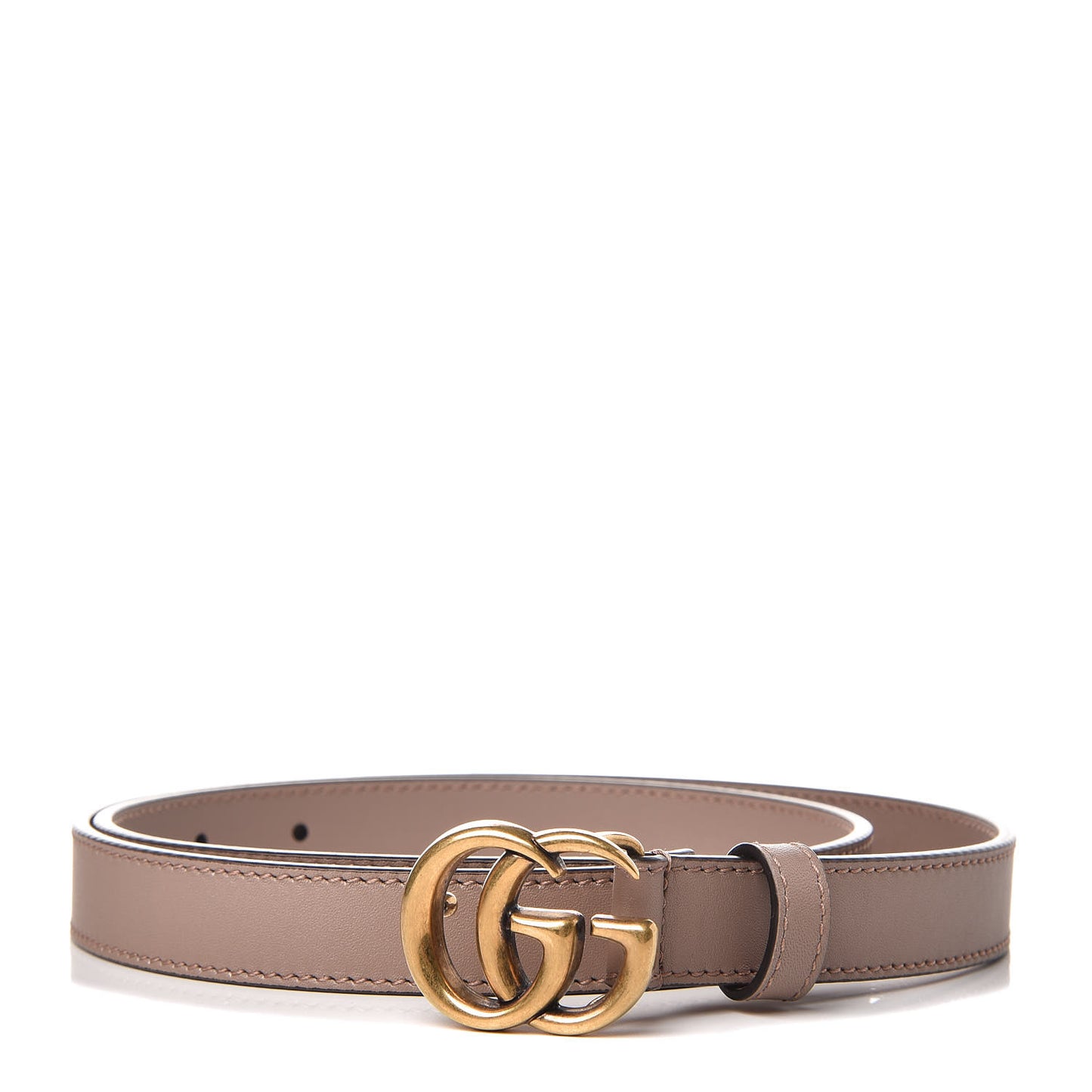 Calfskin Double G 20mm Belt 80 32 Porcelain Rose