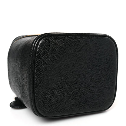 Chanel Caviar Vanity Cosmetic Case Black 4 of 10