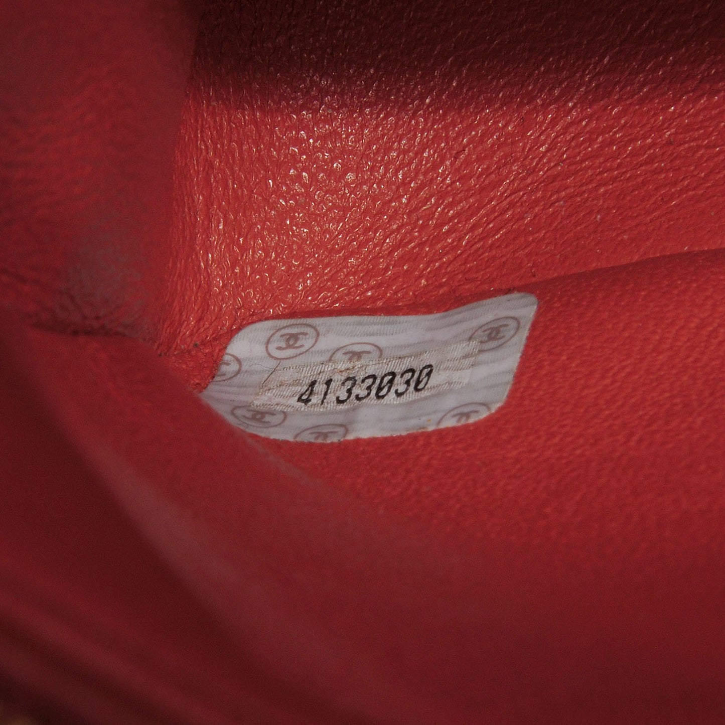Lambskin Quilted Backpack Orange