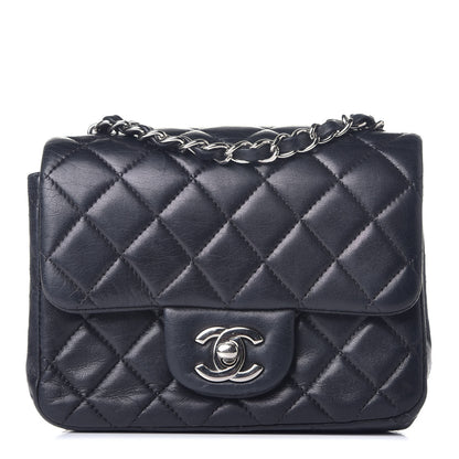 Chanel Lambskin Quilted Mini Square Flap Black 1 of 11