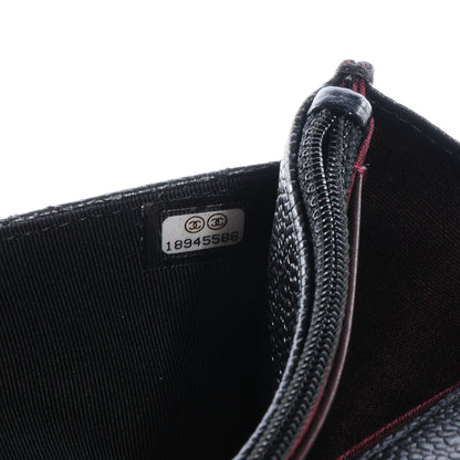 Chanel Caviar Wallet on Chain WOC Black 9 of 9