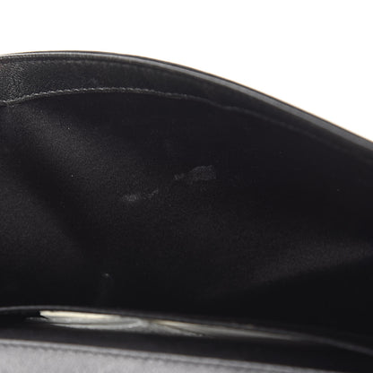 Saint Laurent Calfskin Monogram Large Belle De Jour Clutch Black 11 of 21