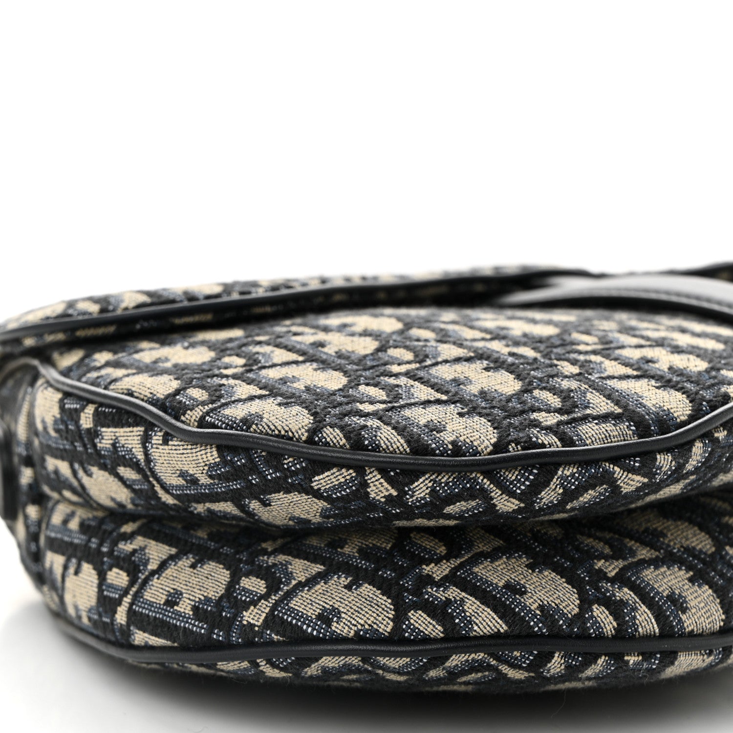 Christian Dior Oblique Saddle Bag Blue 9 of 10