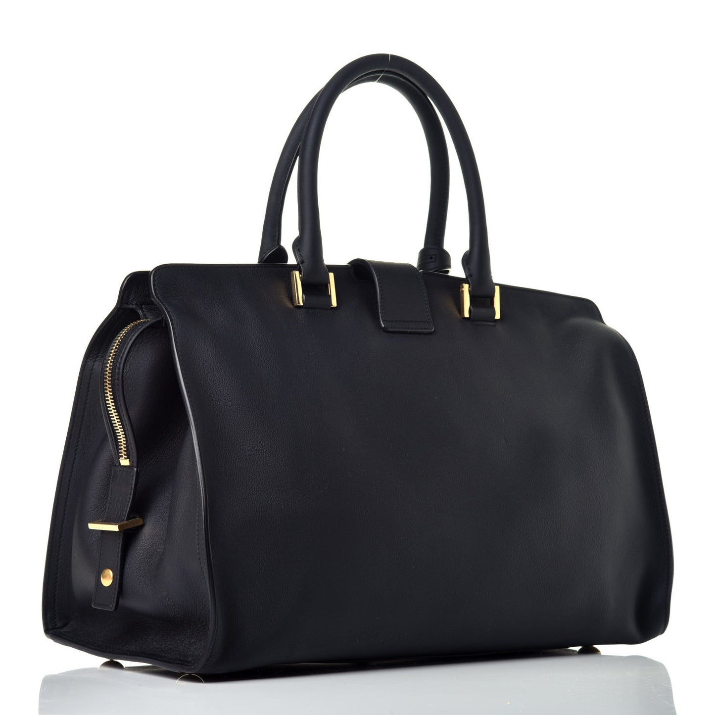 Calfskin Medium Classic Y Cabas Black