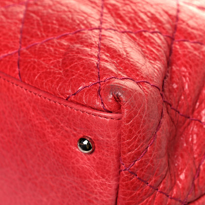 Chanel Glazed Calfskin Large On The Road Tote Red 11 of 16