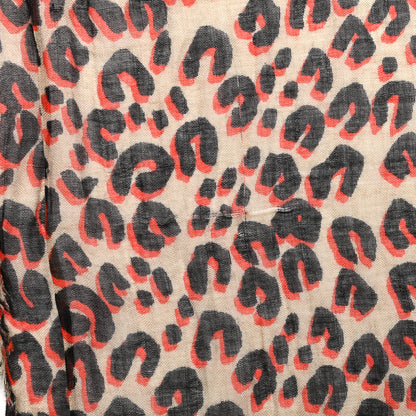 Louis Vuitton Cashmere Silk Leopard Stole Sable 3 of 4