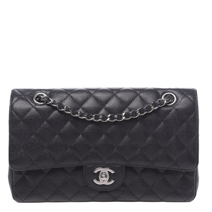 Chanel Caviar Quilted Medium Double Flap Black 1 of 10