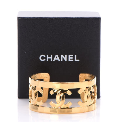 Chanel CC Cuff Gold 5 of 5