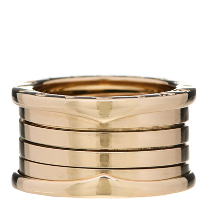 Bulgari 18K Yellow Gold B.Zero1 Four-Band Ring 55 7.25 3 of 5