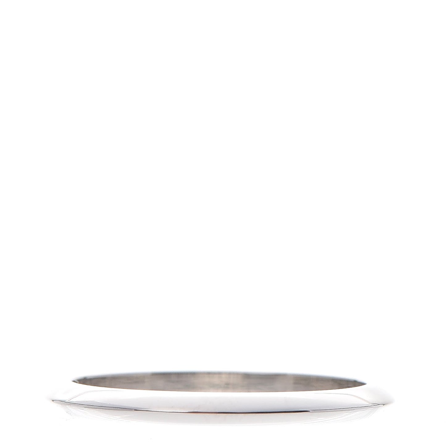 Platinum 2mm Knife Edge Band Ring 4.5
