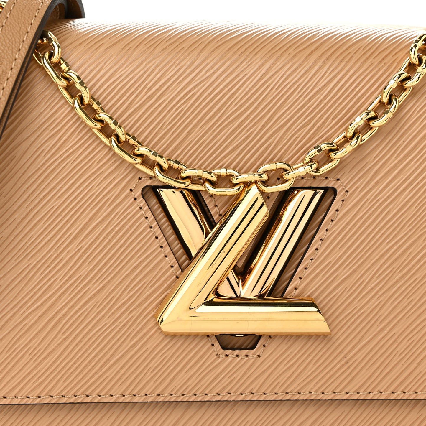 Epi Twist Shoulder Bag MM Camel