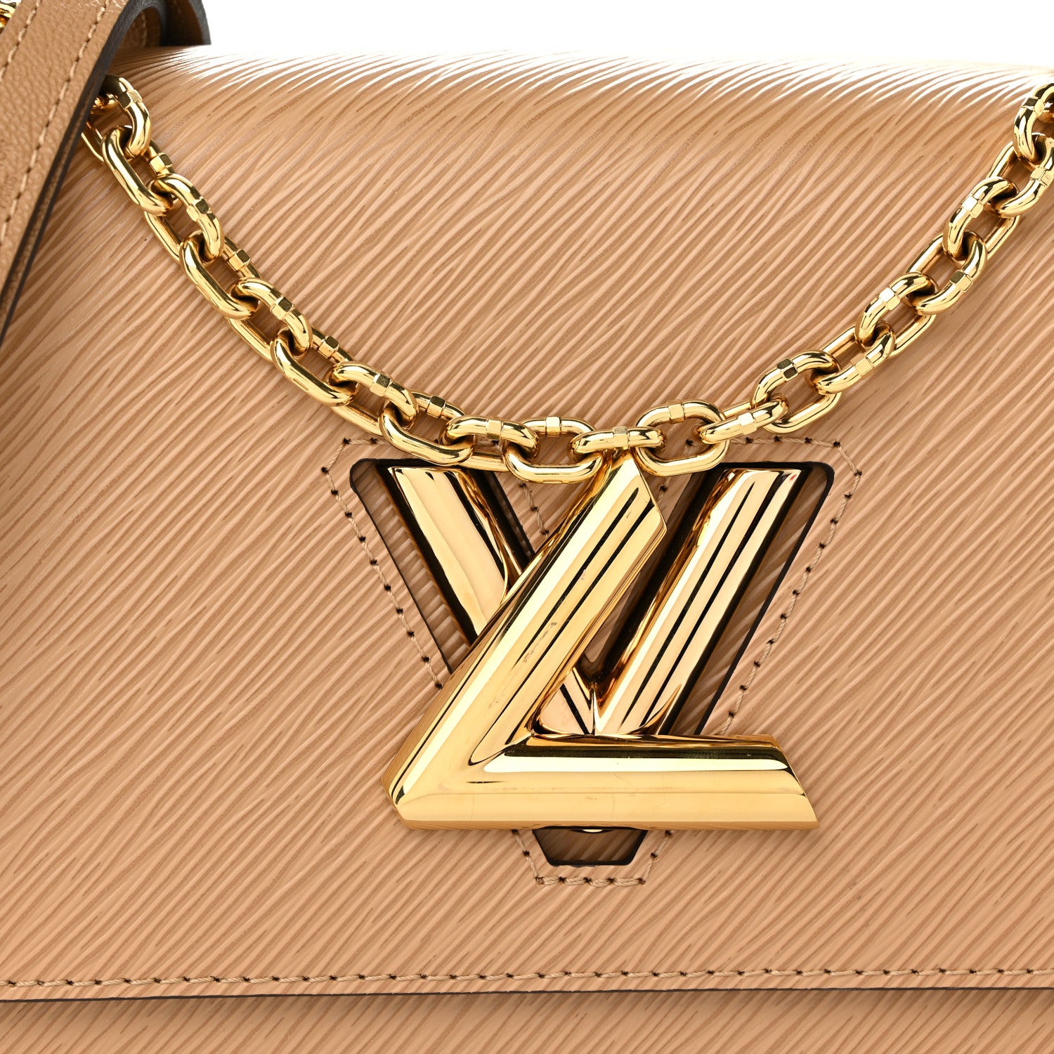 Louis Vuitton Epi Twist Shoulder Bag MM Camel 8 of 10