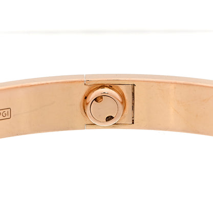 Cartier 18K Pink Gold LOVE Bracelet 19 7 of 8