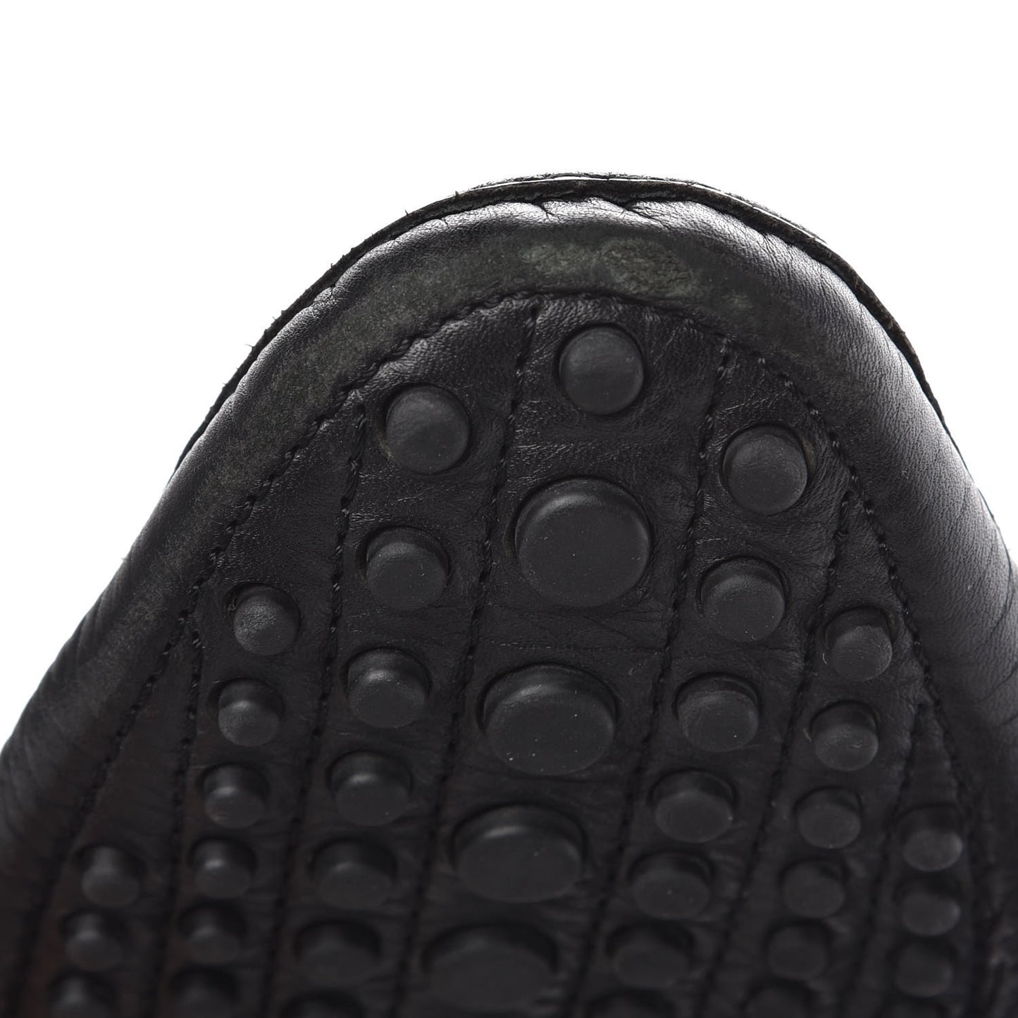 Calfskin Mens Horsebit Web Driver Loafers 10 Black