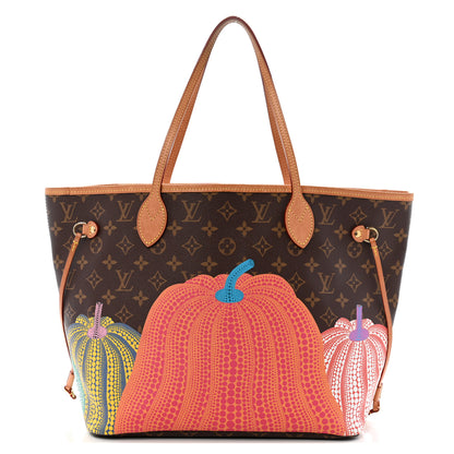 Louis Vuitton LV X YK Monogram Kusama Pumpkin Neverfull MM 1 of 12
