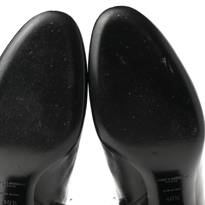 Saint Laurent Nappa Vendome Loulou Ankle Zip Boot 40.5 Black 9 of 13