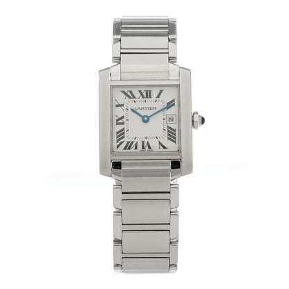 Cartier Stainless Steel 25mm Tank Francaise Quartz Watch 1 of 5