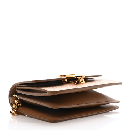 Burberry Calfskin Stingray Print Small TB Chain Bag Light Sand 4 of 9