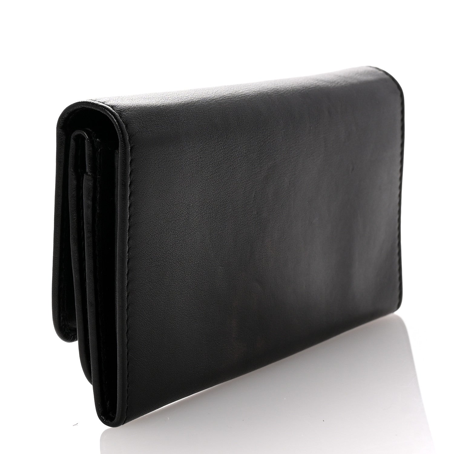 Gucci Calfskin Britt Continental Wallet Black 3 of 9