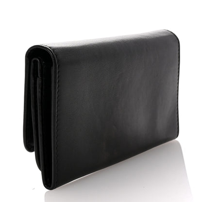 Gucci Calfskin Britt Continental Wallet Black 3 of 9
