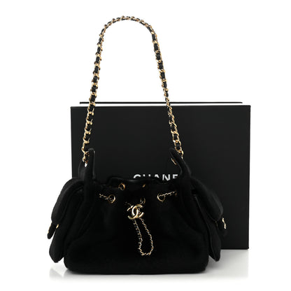 Chanel Pony Hair Mini Chanel 25 Handbag Black 11 of 11
