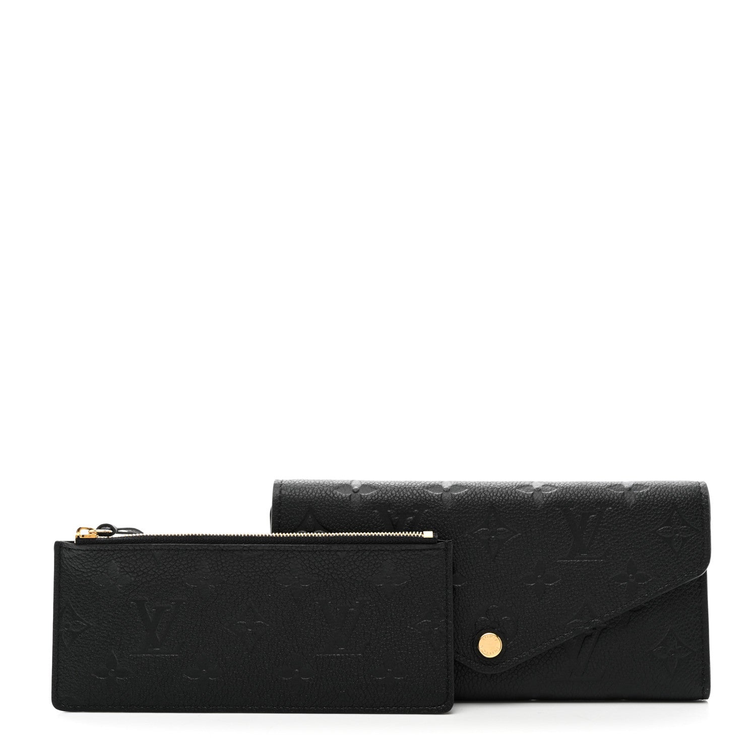 Louis Vuitton Empreinte Josephine Wallet Black 3 of 8